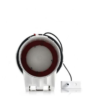 Op maat gemaakte ondersteuning OEM 23-65 SAA Silent 315mm Hydroponic White Mixed Flow Wall Mounted Fan