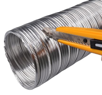 162-252 Luchthoeveelheid Semi-stijf flexibel kanaal voor airconditioning en axiale ventilator