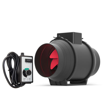 OEM-ontwerp Zwarte massa Stil Inline Fresh Air Wind Mixed Flow Duct Extractor Fan