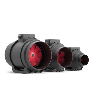 OEM-ontwerp Zwarte massa Stil Inline Fresh Air Wind Mixed Flow Duct Extractor Fan