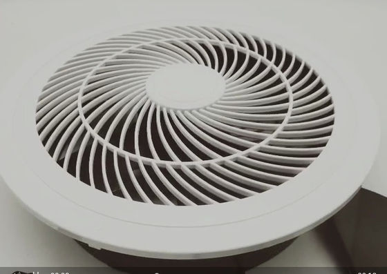 Gepersonaliseerd logo 8 inch plafond uitlaatventilator met ventilatie en plafond montage