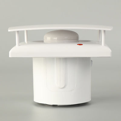 Centrifugal Blade Badkamertype Vierkante luchtzuigventilator in wit ABS plastic materiaal