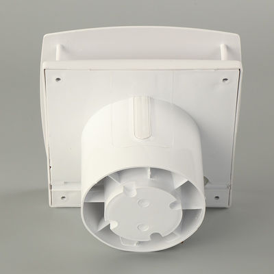 Centrifugal Blade Badkamertype Vierkante luchtzuigventilator in wit ABS plastic materiaal