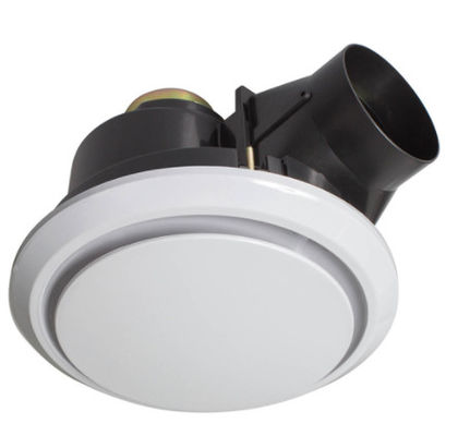 Home Plafond gemonteerde motor duct uitlaatventilator met Led Light Standard Plastic Extractor