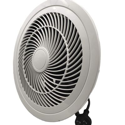 Op maat gemaakte massa 200mm 250mm wandmontage plafond uitlaatventilator met LED-licht OEM / ODM Made