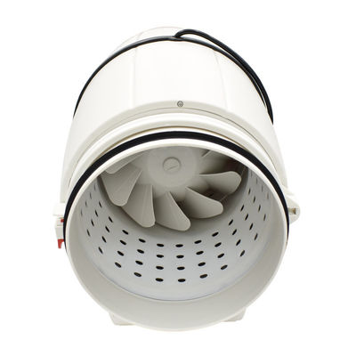 125 mm laag geluid gemengde luchtstroom Centrifuge ventilator met stil plastic ontwerp
