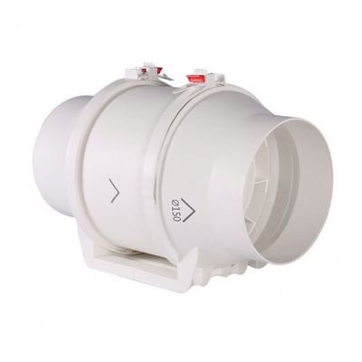 Temperatuur- en luchtvochtigheidscontrole AC 6&quot; Inline Duct Fan voor kas 3 jaar Mechanische levensduur
