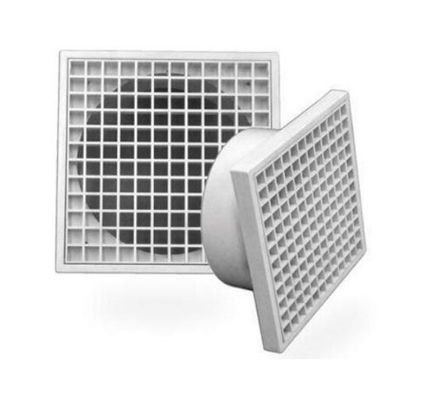 Gepersonaliseerde vierkante rooster voor luchtextractor ventilator Accessoires Witte luchtextractor ventilator