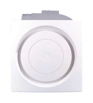 Witte ronde plafonduitlaat met stille ventilatieventilatoren en mixflow-inlineventilator