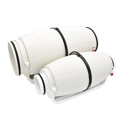 Plastic 4 5 6 8 inch Low Noise Extractor Axial Mixed Airflow Inline Duct Hydroponic Grow Tent Customization Fan