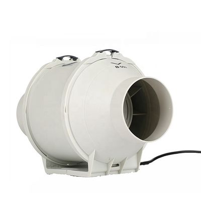 OEM-ondersteuning 8 inch Aanpassing Stilte Inline Fan Speed Control Vochtigheid Super Silent Mix Flow Duct Fan