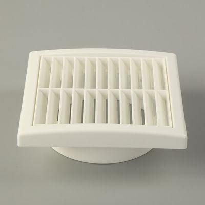 Plafond Plastic uitlaatluchtkanaal Luchtluchtspuit Diffuser Covers Ventilatie Axial Flow Fan Wit