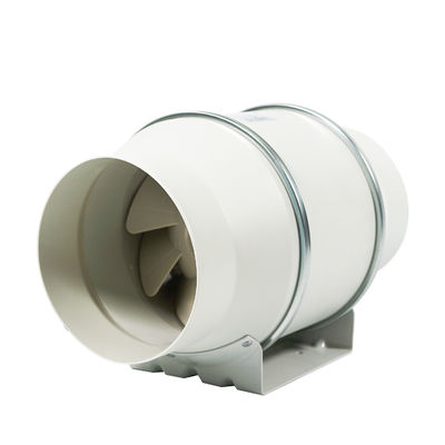 Gepersonaliseerd logo 8 inch stille inline ventilator met SAA-certificering en luchtstroom wit