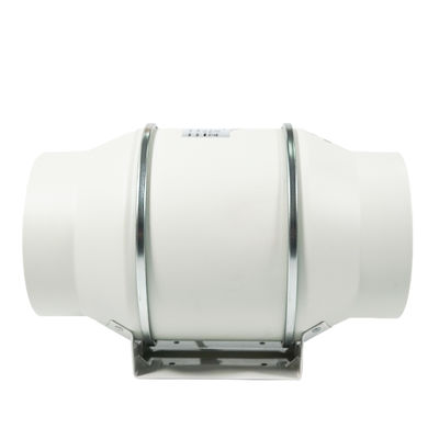 Gepersonaliseerd logo 8 inch stille inline ventilator met SAA-certificering en luchtstroom wit