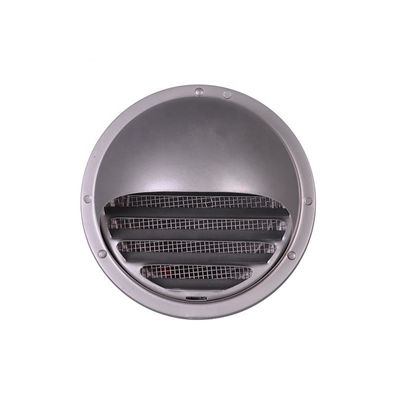Eigen massa ventilatie roestvrij staal ronde buiten luchthaven muur ventilatie met vliegscherm