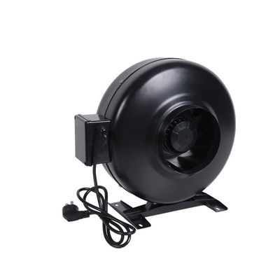 Gepersonaliseerd logo 4 inch axiale stroomventilator voor inline luchtventilatie in cirkelvormige leidingen