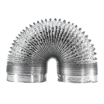 Mass Air Conditioning Aluminium Flexible Isolation Duct voor OEM/ODM en witte kleur