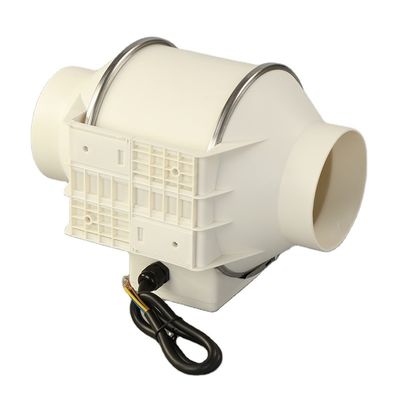 Stil en duurzaam twee snelheid gemengde stroom inline duct ventilator voor weerbestendige HVAC-systeem