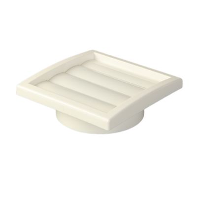 Efficiënt ontworpen 23-65 mm witte plastic eierkist uitlaatluchtgrill voor ventilatie