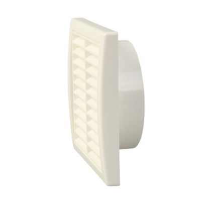 Efficiënt ontworpen 23-65 mm witte plastic eierkist uitlaatluchtgrill voor ventilatie