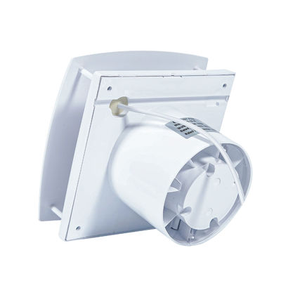 AC elektrische stroom type 100 mm axiale stroom ventilator voor wandmontage in keuken en badkamer