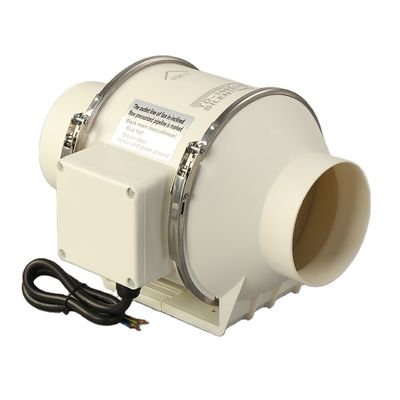 Mechanische levensduur 3 jaar Mixed-Flow 2 Speed Inline Duct Extractor Ventilator voor hydroponische groeisystemen