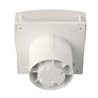 210 mm Wandplafond Ventilatie ventilator met trekknop en LED-licht Wit 23-65 mm