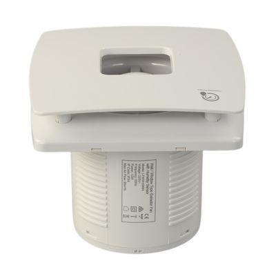 170 mm wandplafond uitlaatventilator met PIR-sensor LED-licht en 23-65 mm axiale stroomventilator