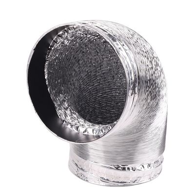 120V Spanning Plastic Flexible Aluminium Duct Hose voor Hoogtemperatuur Luchtventilatie