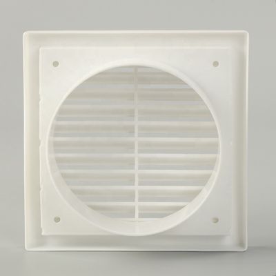 Home Luchtcirculatie Muurmontage Mix Flow Inline Fan met ABS Plastic Ronde Luchtgril