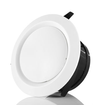 Home Luchtcirculatie Muurmontage Mix Flow Inline Fan met ABS Plastic Ronde Luchtgril