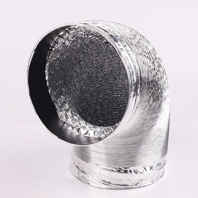 Traditionele 100 mm 125 mm lucht half-stijf 8 inch half-stijf aluminium flexibele leidingen