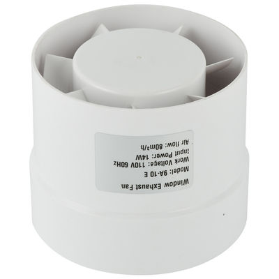Gepersonaliseerd logo 100 mm laag lawaai draagbare gemengde doorstroming ventilatie Inline Air Extractor Fan