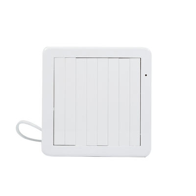 OEM/ODM 6 8 10 12 Plastic Square Wall Mounted Window Shutter Badkamer Uitlaatventilator Met Louver Net Air Extractor Ventilator