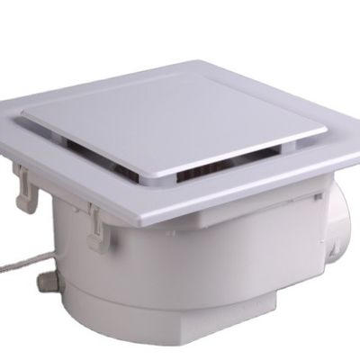 Retail 4 inch plafond gemonteerd stille ventilatie extractor ventilator met achterluik en licht voor badkamer