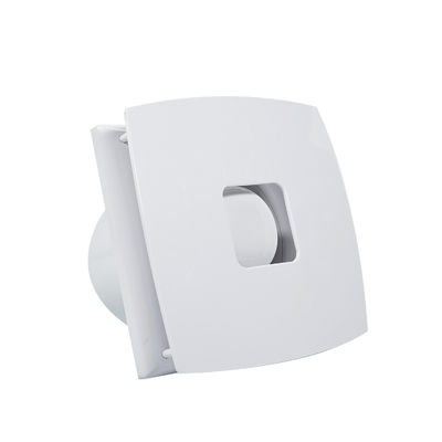 Witte 4 inch wand gemonteerd ronde ventilator uitlaatventilator met stekker voor badkamer keuken venster
