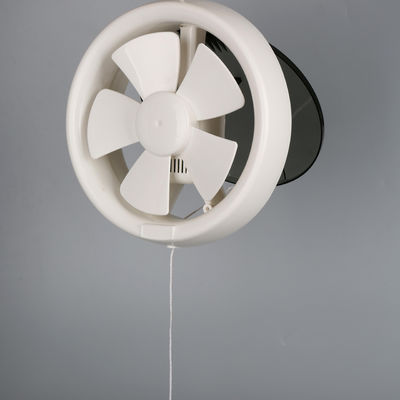 Ronde kunststofluchter Glasraam Stil ventilatie Kleine ronde uitlaatventilator gemonteerd in huis Keuken Badkamer