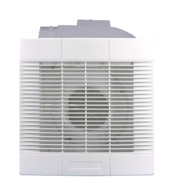8 inch stil plastic vierkant badkamer Ultra stille ventilatie ventilator met LED licht plafond gemonteerd uitlaat ventilator lucht extract