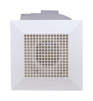 8 inch stil plastic vierkant badkamer Ultra stille ventilatie ventilator met LED licht plafond gemonteerd uitlaat ventilator lucht extract
