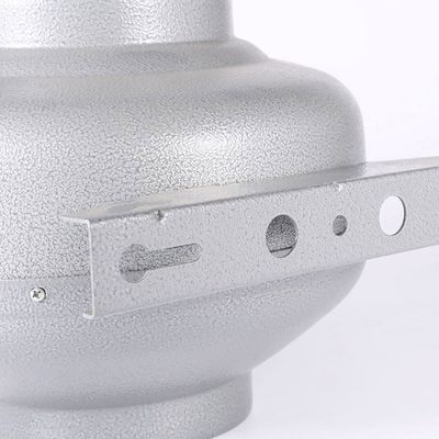 4 inch 203 CFM Inline Fan met snelheidsbeheerser, 4 '' Carbon Filter en 8 voet van duct Combo