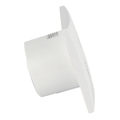 Gepersonaliseerd logo merk 5 inch personalisatie elektrische lage geluid mini badkamer lucht uitlaatventilator met vochtigheidssensor