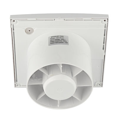 Gepersonaliseerd logo merk 5 inch personalisatie elektrische lage geluid mini badkamer lucht uitlaatventilator met vochtigheidssensor