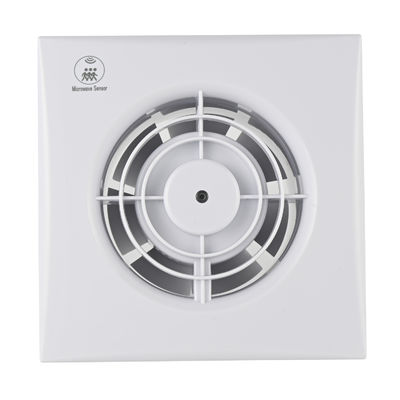 125 mm laag geluid sluiter badkamer ventilatie wand gemonteerde uitlaatventilator met vochtigheidssensor luchtextractor ventilator
