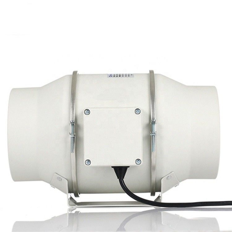 240V Plastic 6 8 inch Customization Silence Inline Fan Speed Control Vochtigheid Super Silent Mix Flow Duct Fan