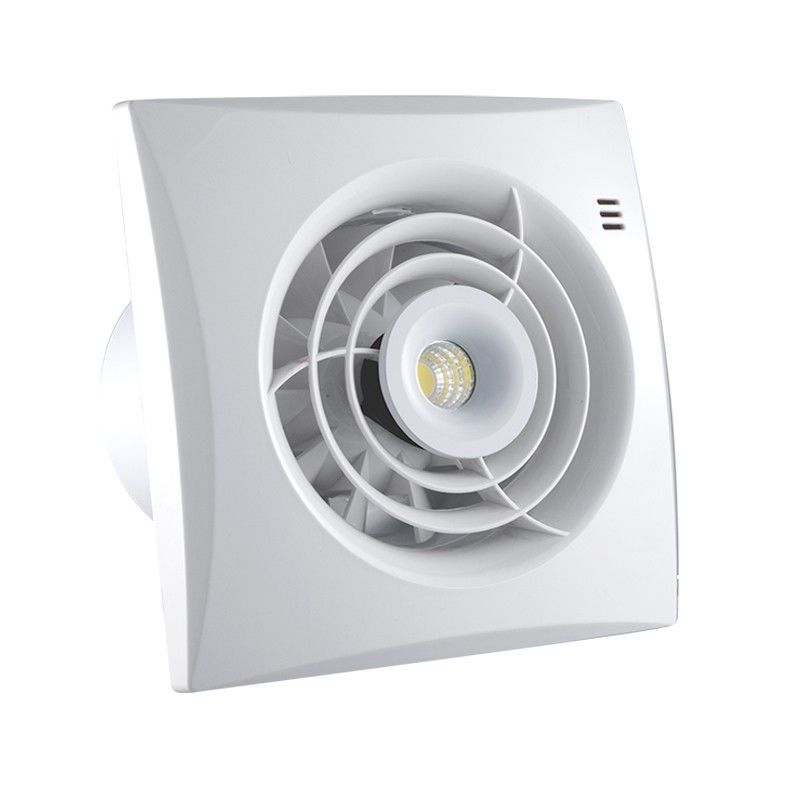 Draagbare 4 5 6 8 inch badkamer ventilatie ventilator met LED-licht voor bouwwerkzaamheden