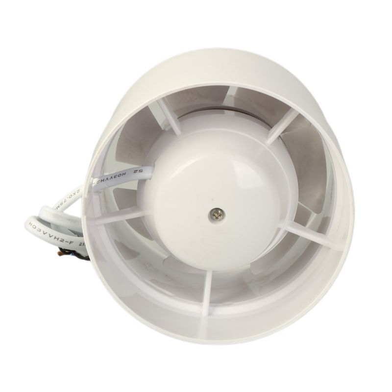 Wandventilator 100 mm 200 mm Laag geluidsopname Inline Duct Ventilator Met EU Plug Montage Wandventilator