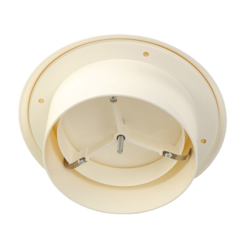 100-150 mm massa HVAC Plastic Air Exhaust/Supply Vent voor luchtkanaal Mechanische levensduur 3 jaar