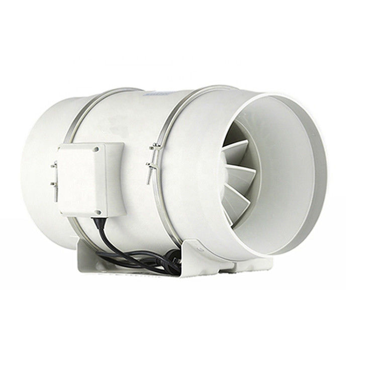 OEM-ondersteuning 8 inch Aanpassing Stilte Inline Fan Speed Control Vochtigheid Super Silent Mix Flow Duct Fan