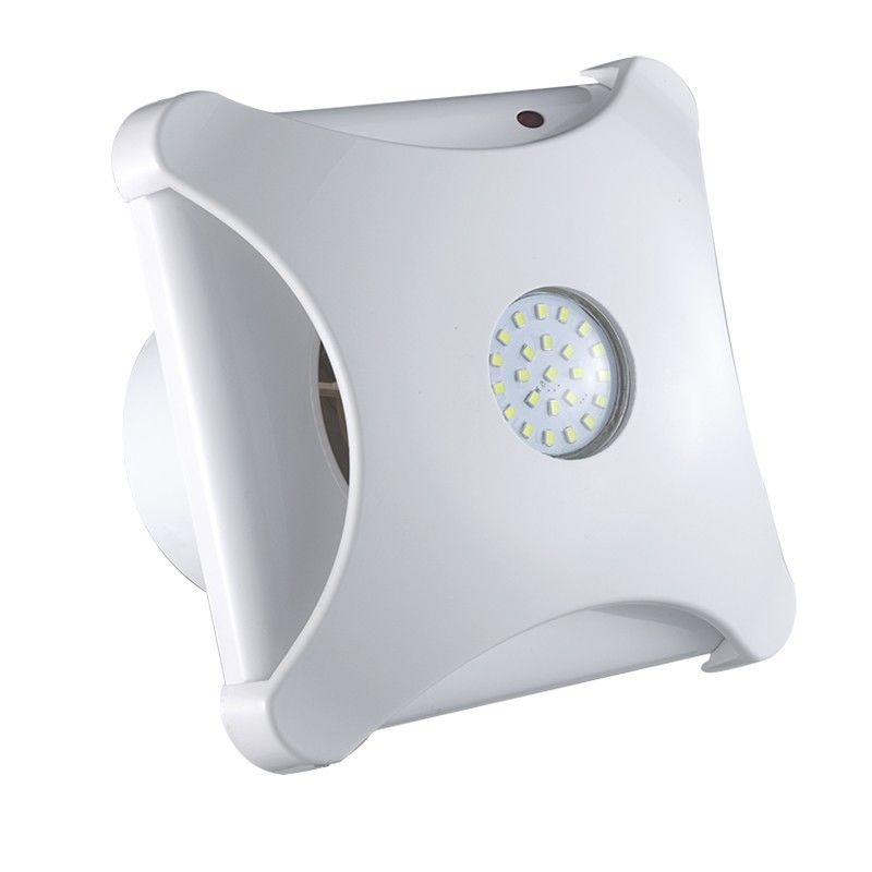 Wandventilator 100-150mm 4 6 inch 220V/110V sluiter ventilatie extractor ventilator met LED-verlichting en plastic blad
