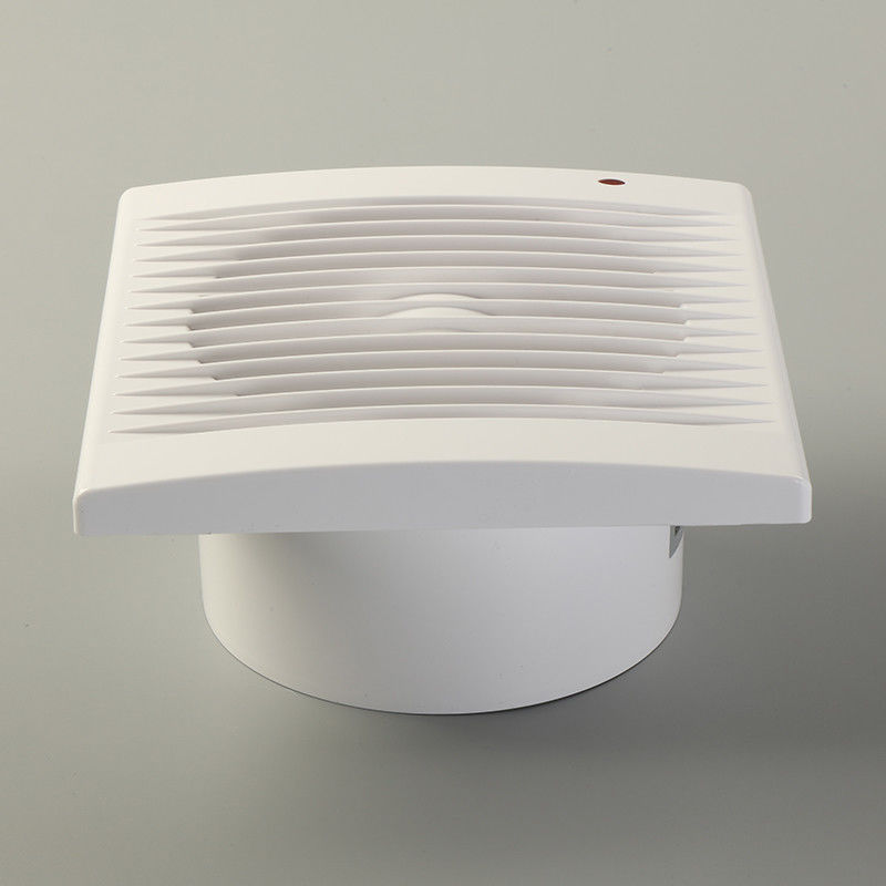 Plastic Blade 4 5 6 Inch Square Low Noise Duct Fan Voor Badkamer Keuken Ventilatie